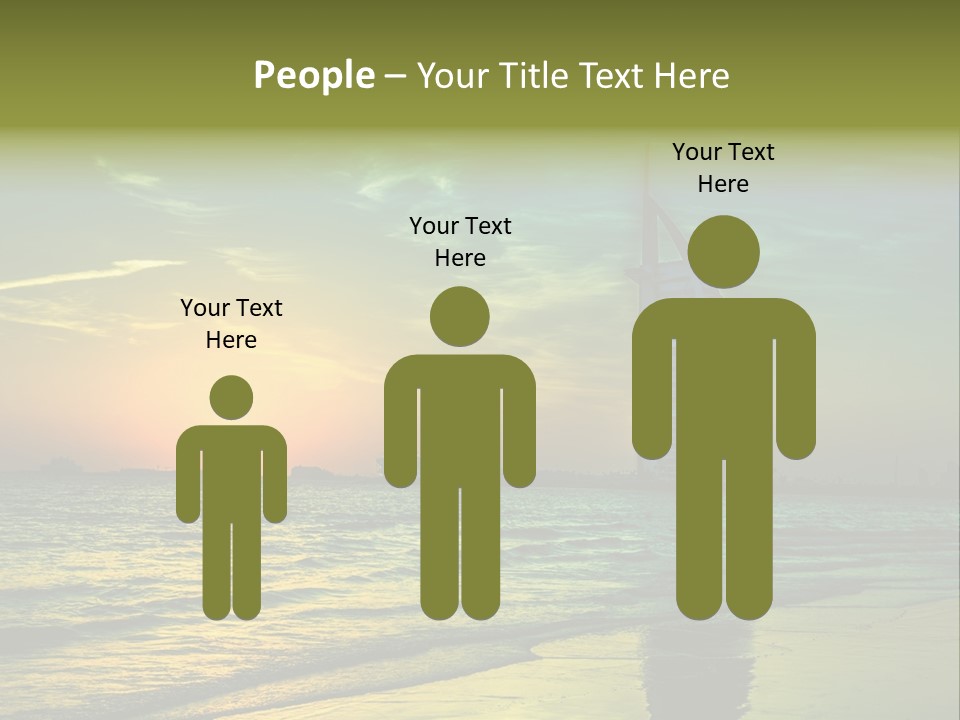 Touristic Emirates Tower PowerPoint Template