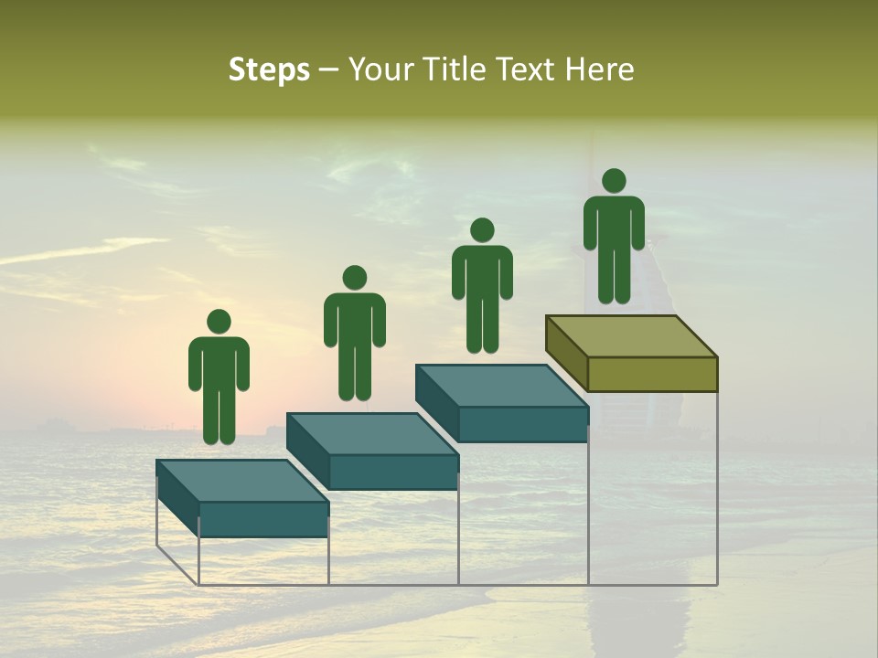 Touristic Emirates Tower PowerPoint Template