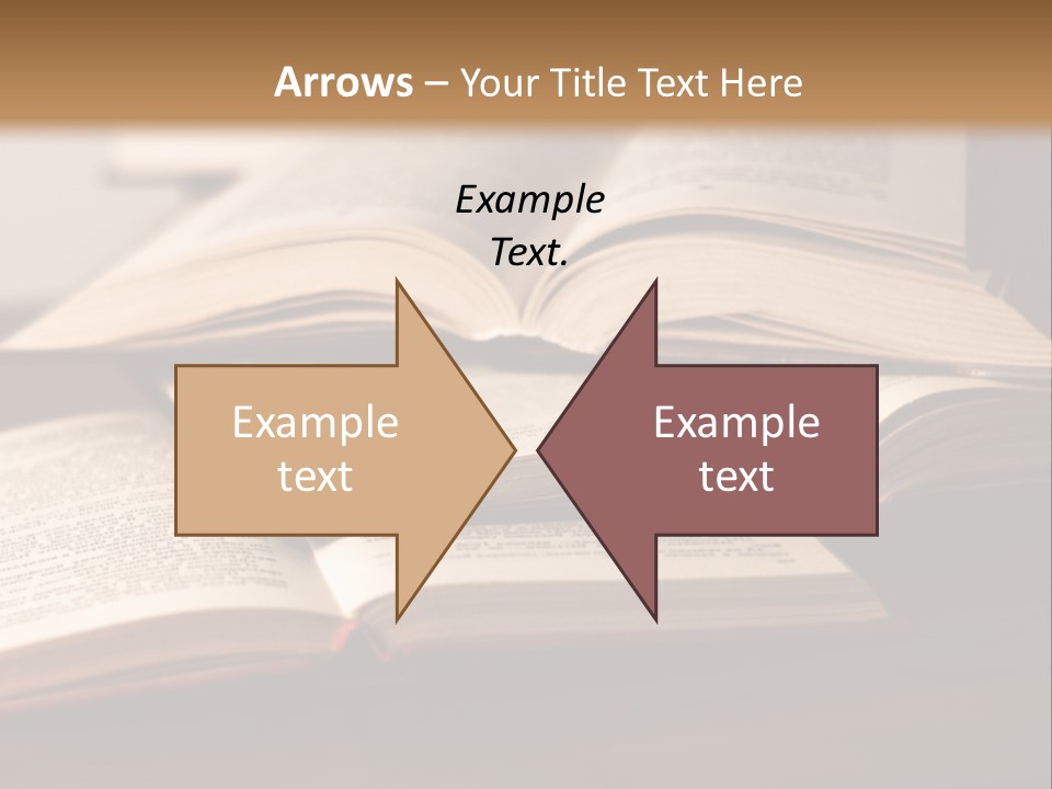 A Pile Of Books Sitting On Top Of A Wooden Table PowerPoint Template
