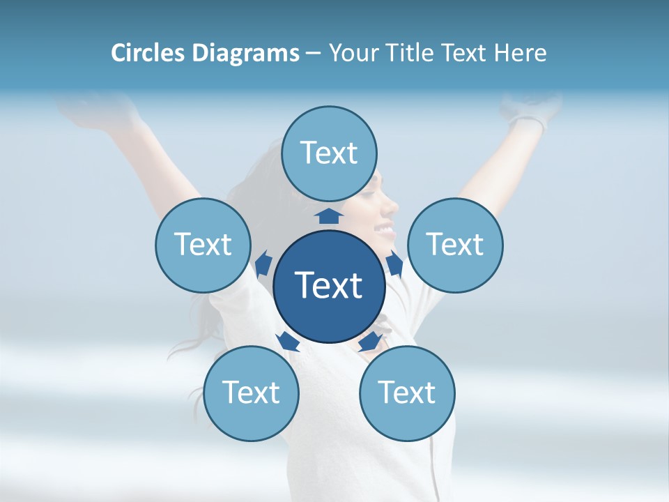 Teacup Pretty Crockery PowerPoint Template