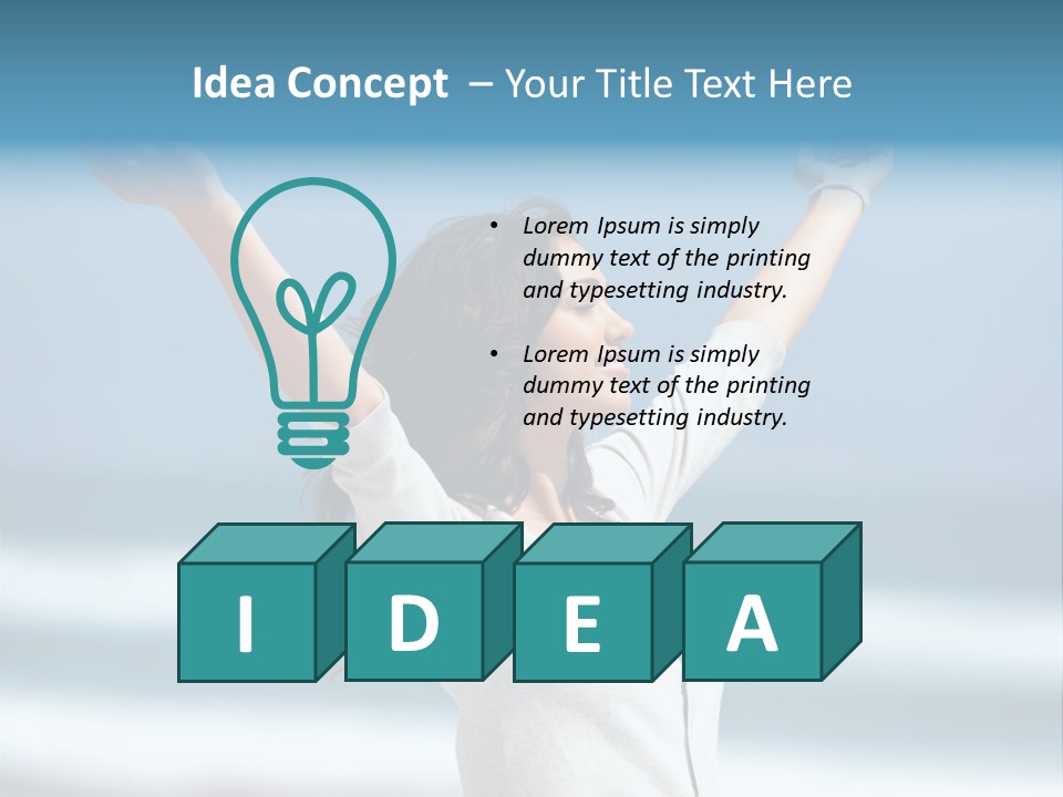 Teacup Pretty Crockery PowerPoint Template