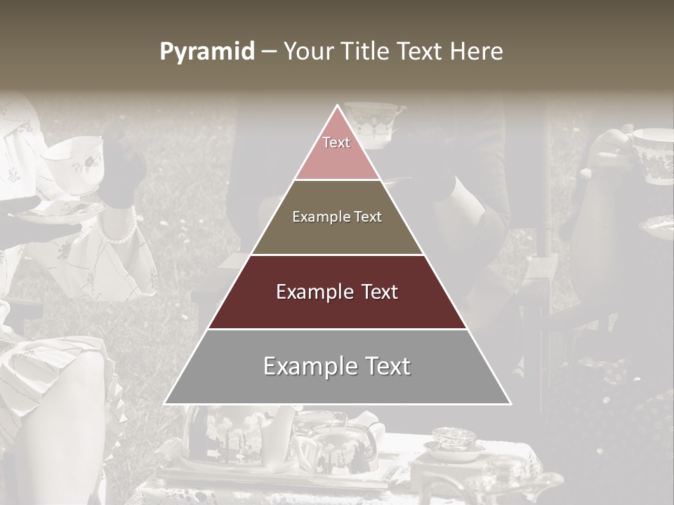 Teacup Pretty Crockery PowerPoint Template