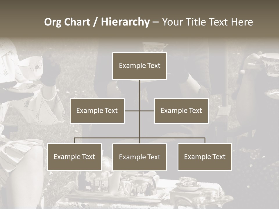 Teacup Pretty Crockery PowerPoint Template
