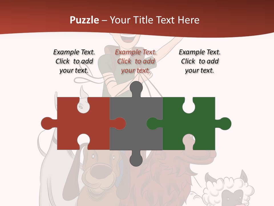 Mixed Isolated Breed PowerPoint Template