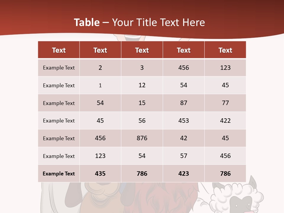 Mixed Isolated Breed PowerPoint Template
