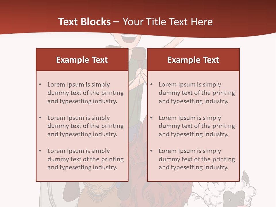 Mixed Isolated Breed PowerPoint Template