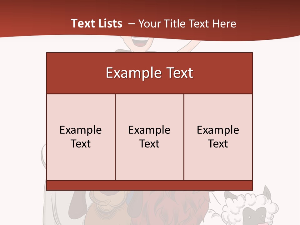 Mixed Isolated Breed PowerPoint Template
