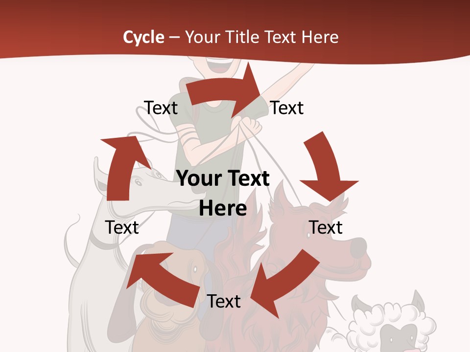 Mixed Isolated Breed PowerPoint Template