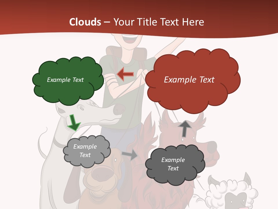 Mixed Isolated Breed PowerPoint Template
