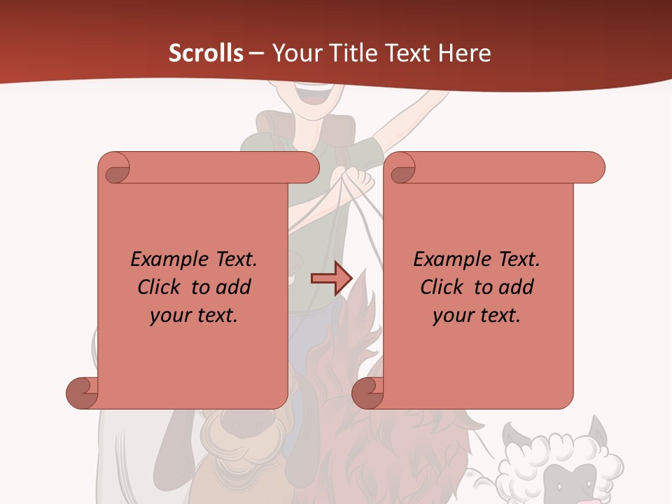 Mixed Isolated Breed PowerPoint Template