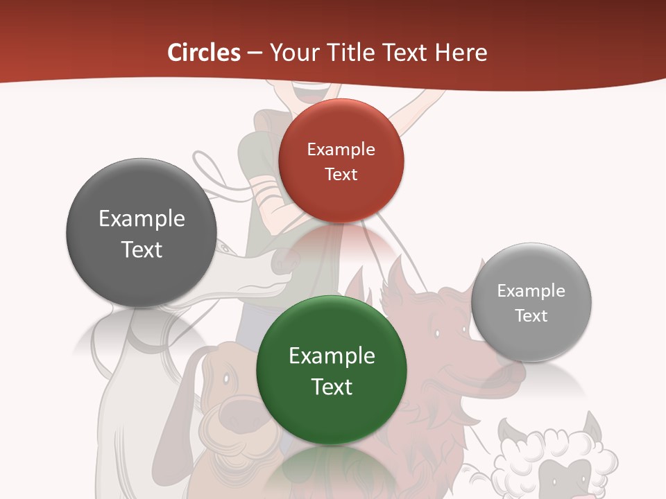 Mixed Isolated Breed PowerPoint Template