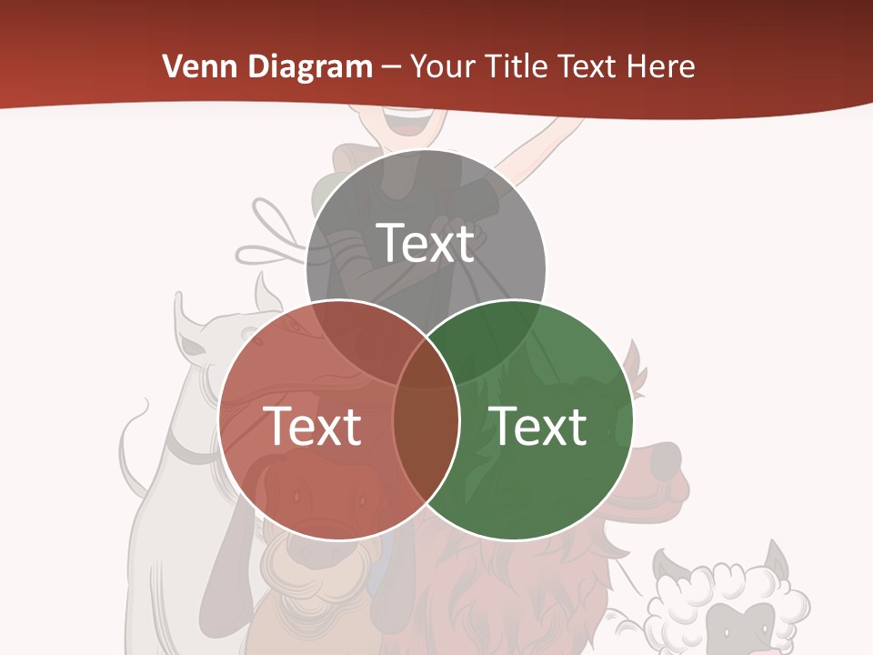 Mixed Isolated Breed PowerPoint Template