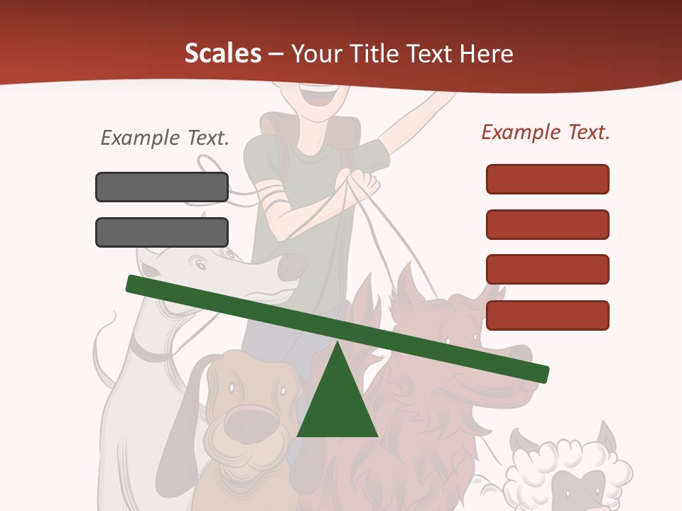 Mixed Isolated Breed PowerPoint Template