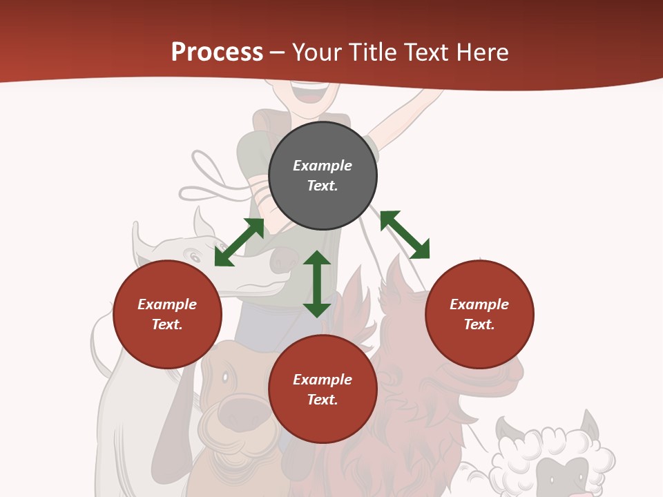Mixed Isolated Breed PowerPoint Template