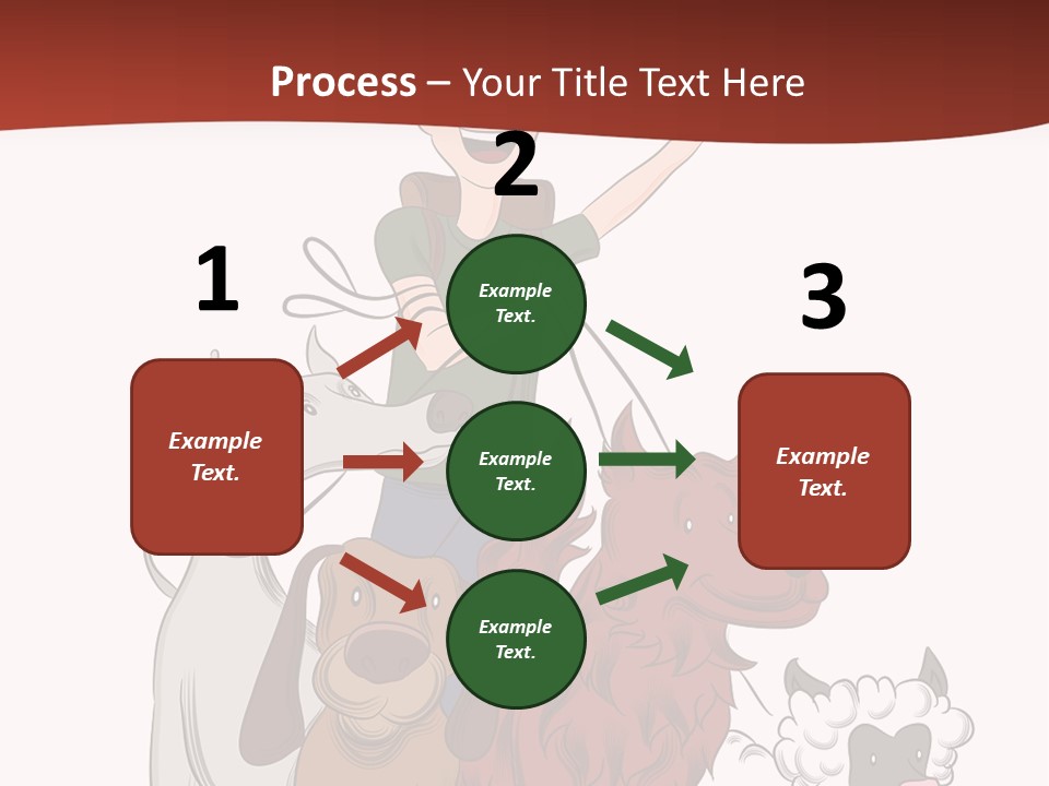 Mixed Isolated Breed PowerPoint Template
