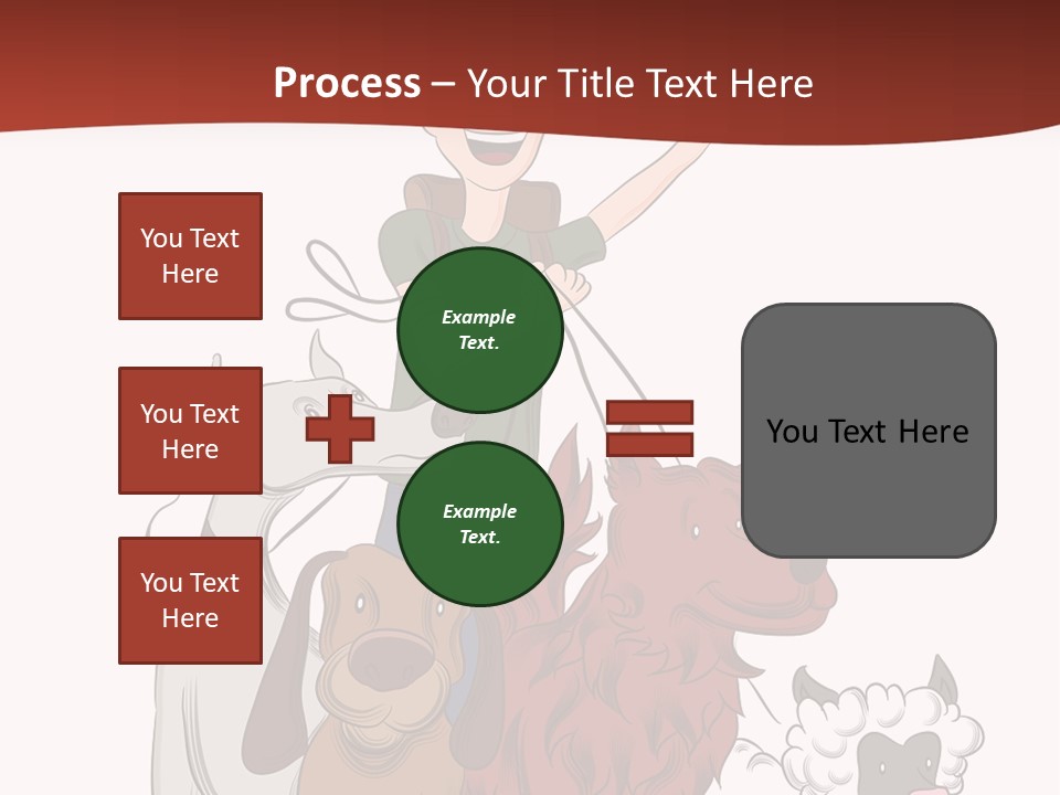 Mixed Isolated Breed PowerPoint Template