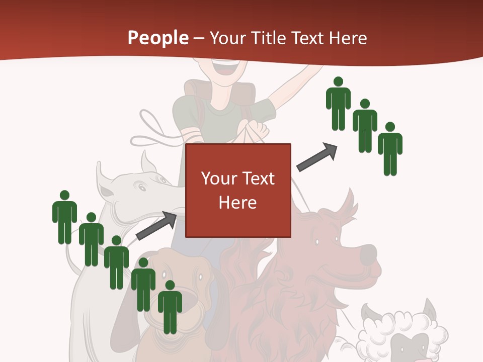 Mixed Isolated Breed PowerPoint Template