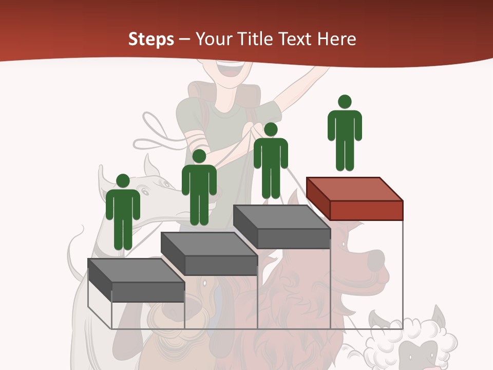 Mixed Isolated Breed PowerPoint Template