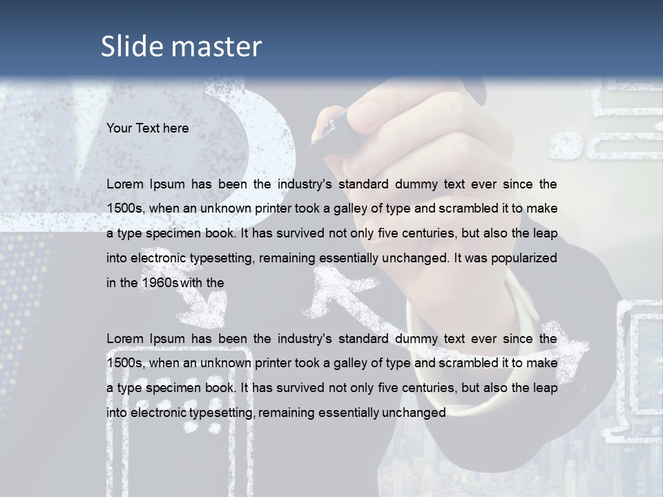 Network Touch Tablet PowerPoint Template