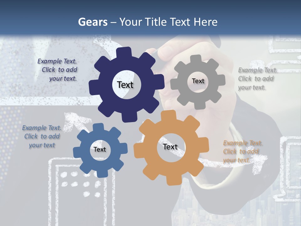 Network Touch Tablet PowerPoint Template