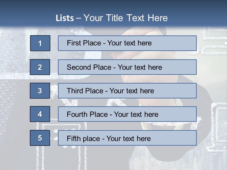 Network Touch Tablet PowerPoint Template