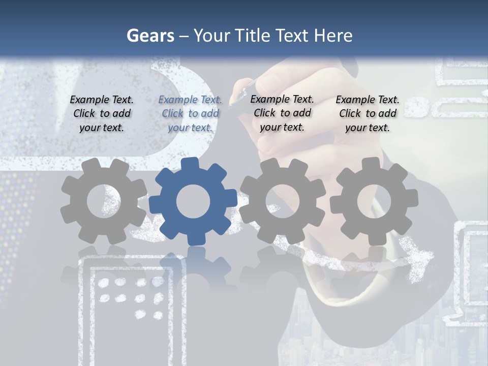 Network Touch Tablet PowerPoint Template