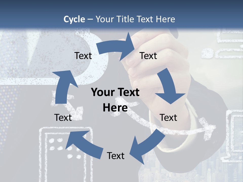 Network Touch Tablet PowerPoint Template