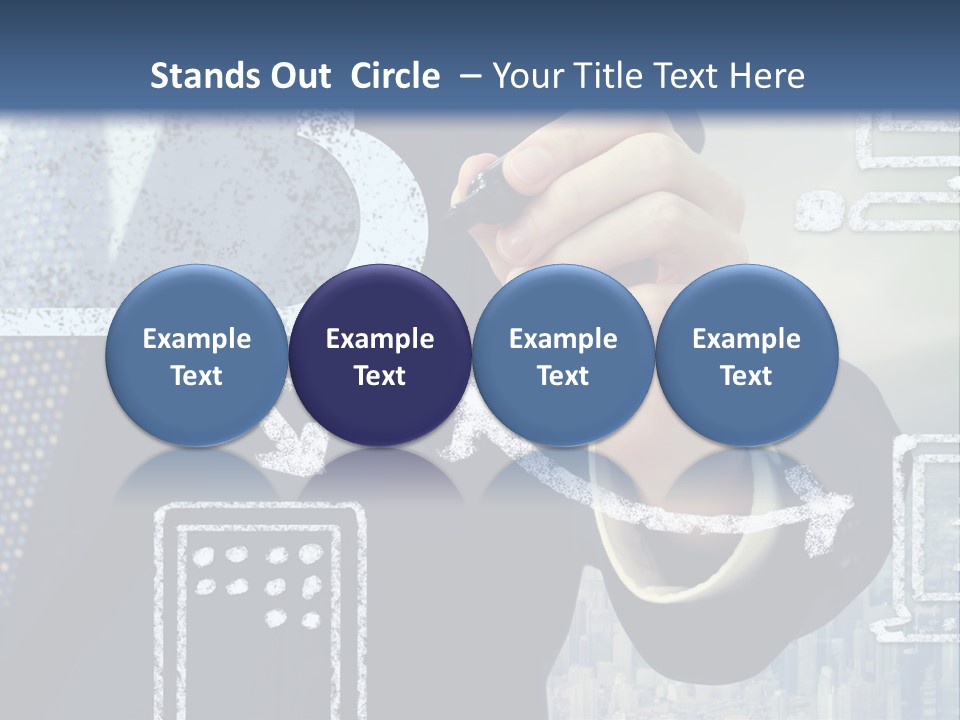 Network Touch Tablet PowerPoint Template