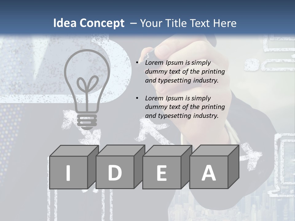 Network Touch Tablet PowerPoint Template