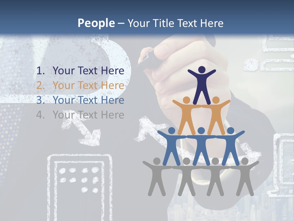 Network Touch Tablet PowerPoint Template