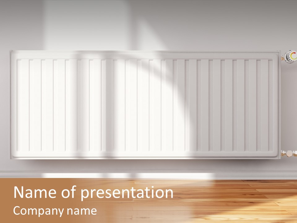 System Wall Radiator PowerPoint Template