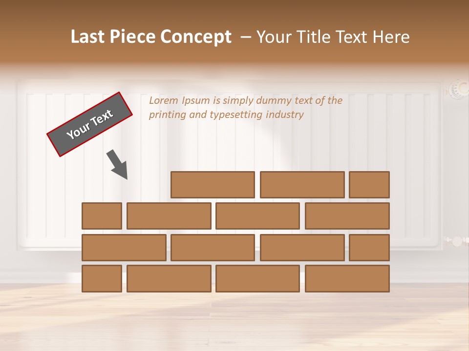 System Wall Radiator PowerPoint Template
