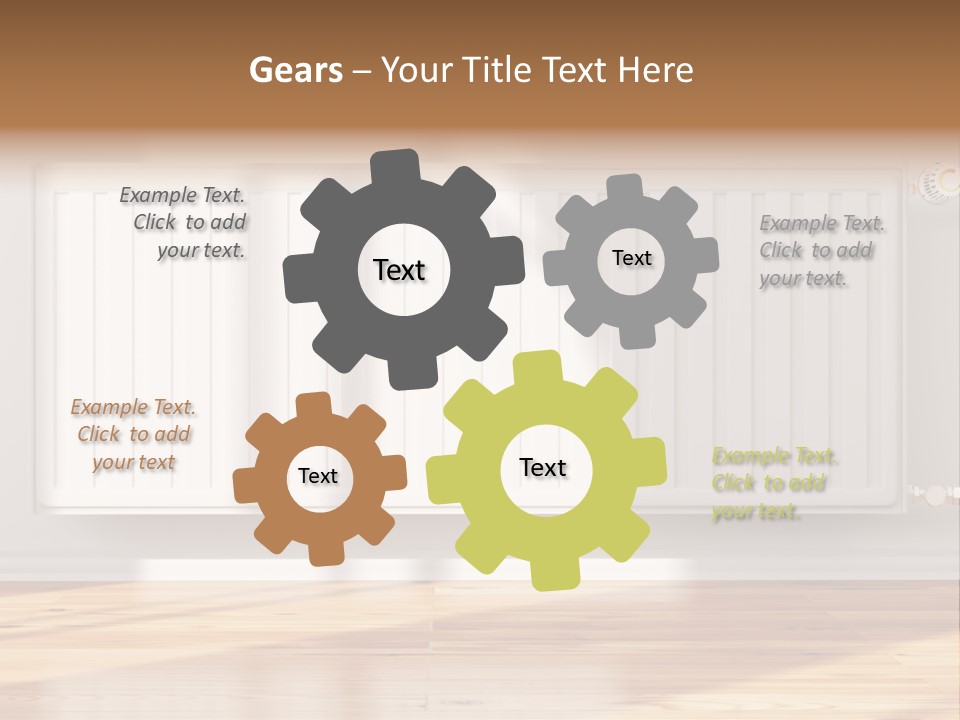 System Wall Radiator PowerPoint Template