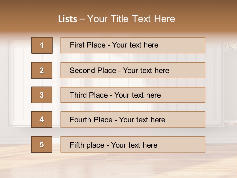 System Wall Radiator PowerPoint Template