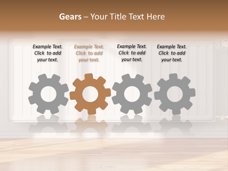 System Wall Radiator PowerPoint Template