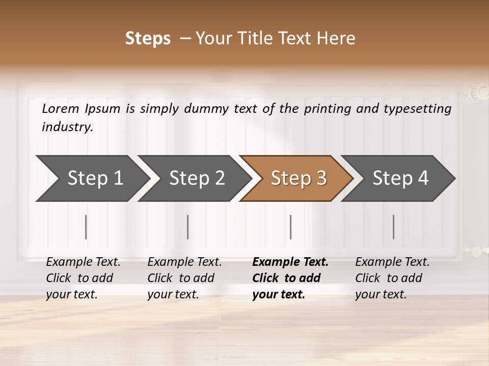 System Wall Radiator PowerPoint Template