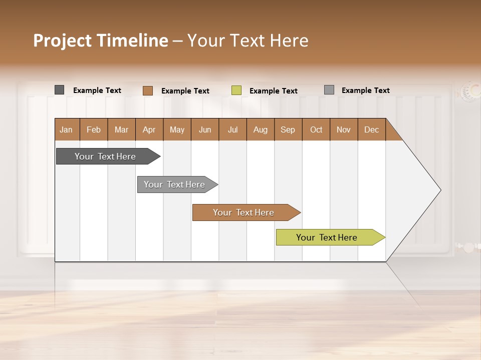 System Wall Radiator PowerPoint Template