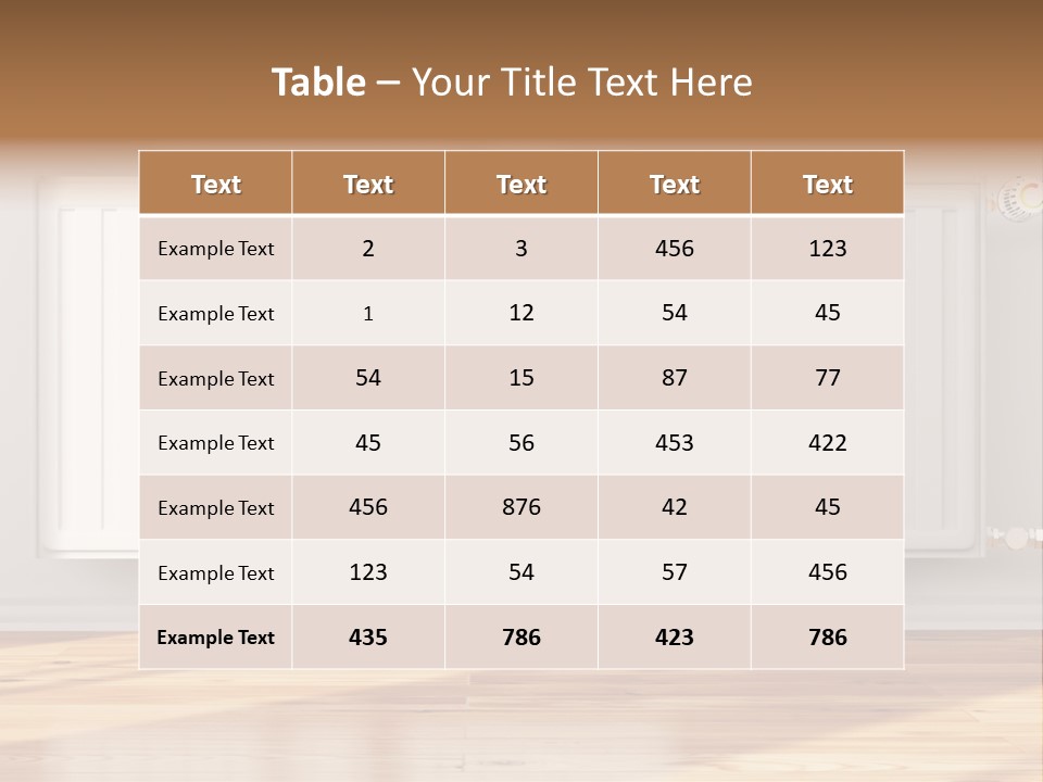 System Wall Radiator PowerPoint Template