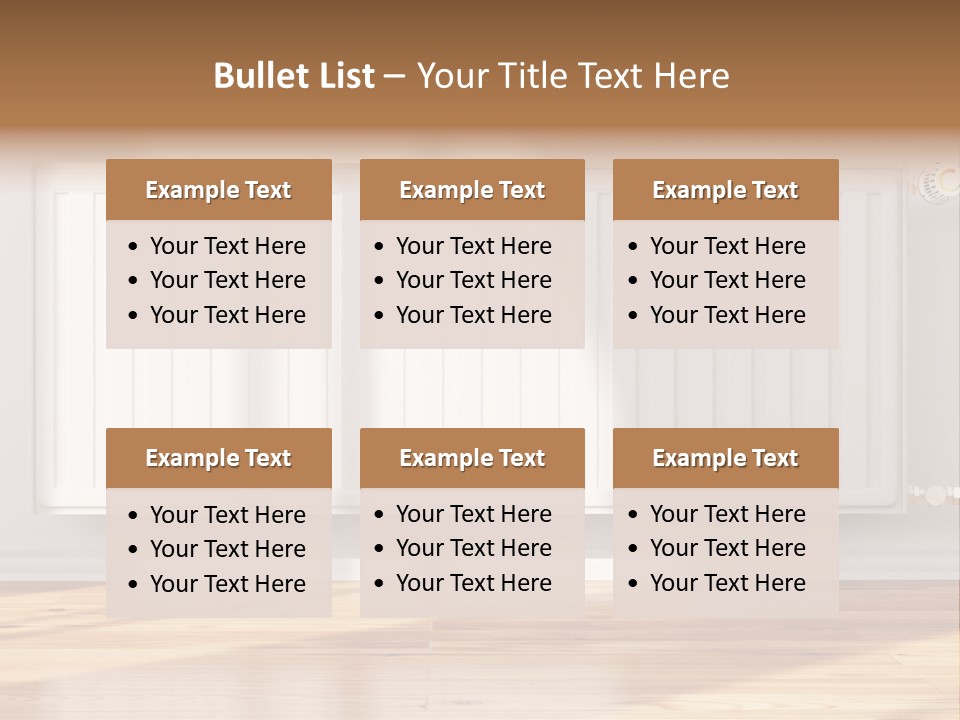 System Wall Radiator PowerPoint Template