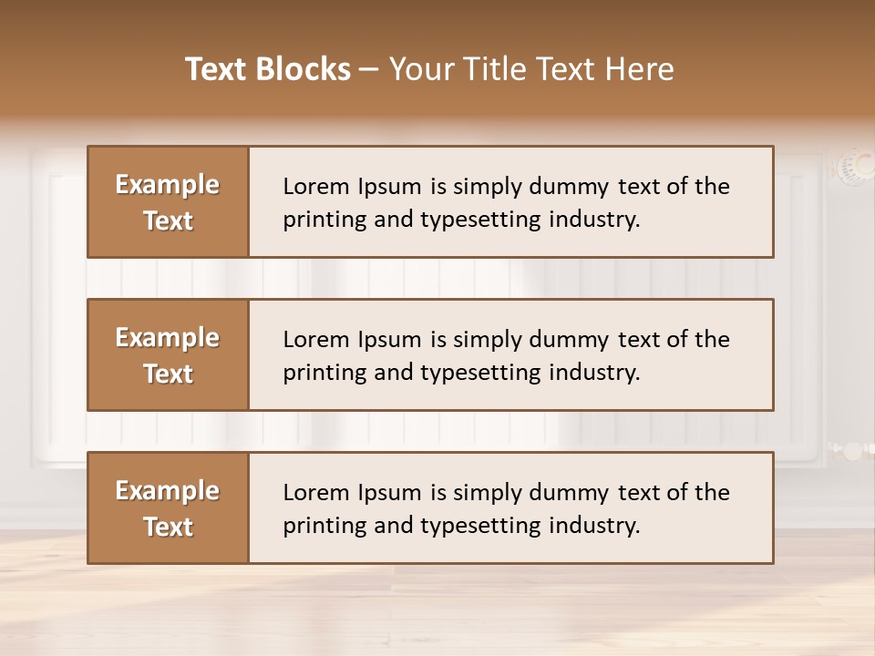 System Wall Radiator PowerPoint Template