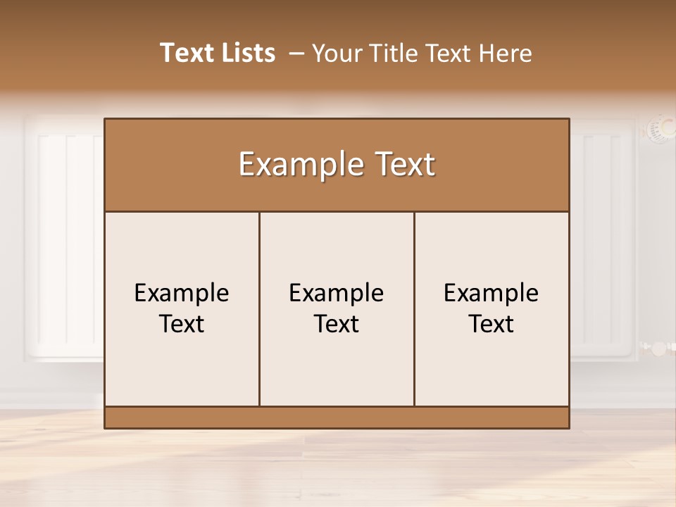 System Wall Radiator PowerPoint Template
