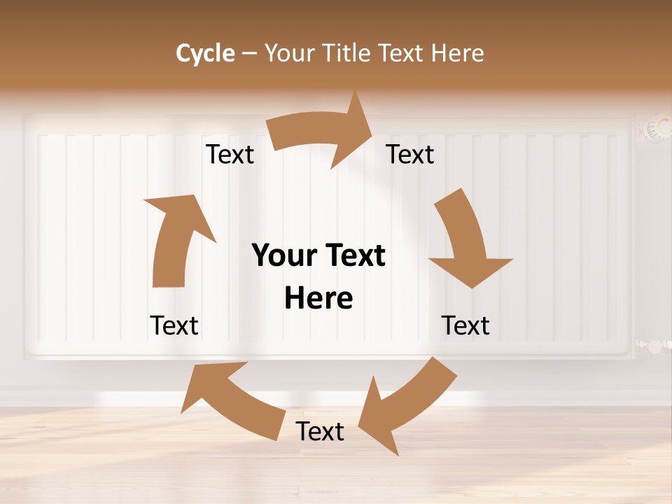 System Wall Radiator PowerPoint Template