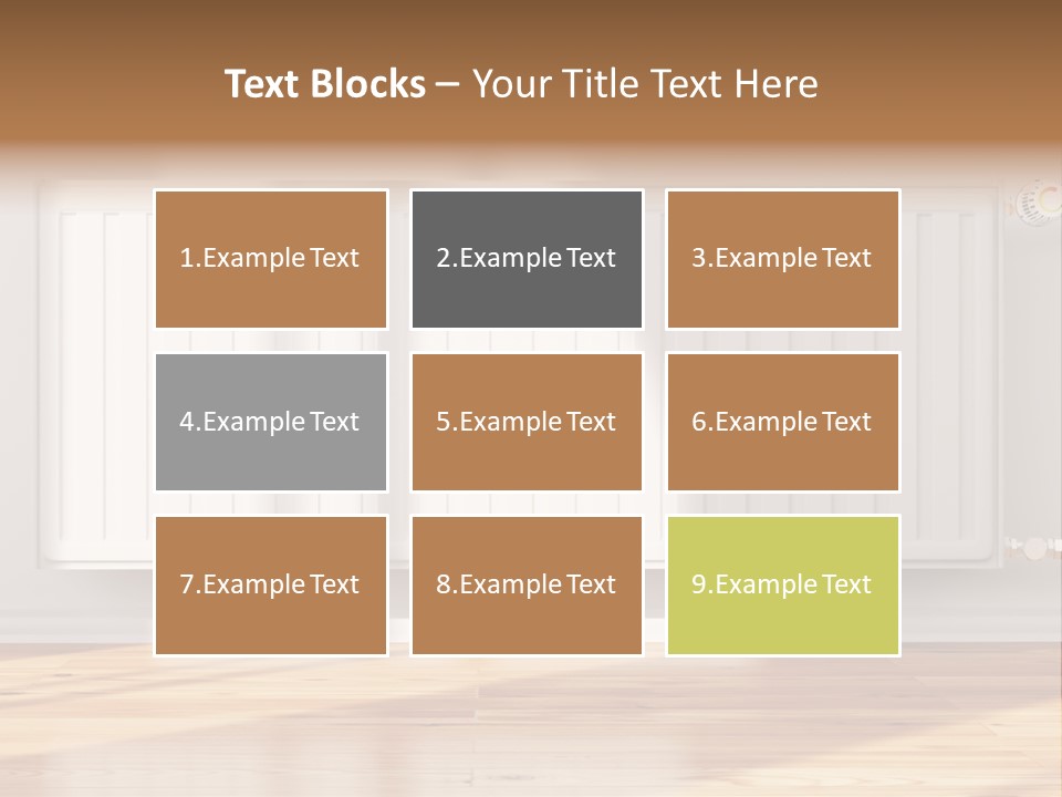 System Wall Radiator PowerPoint Template