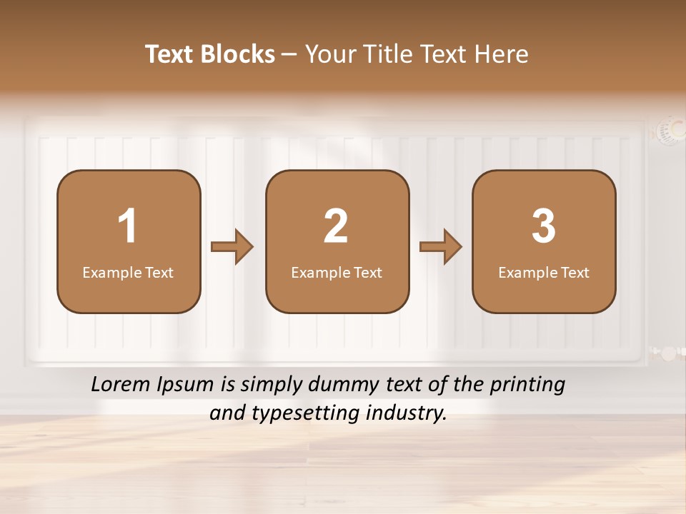 System Wall Radiator PowerPoint Template