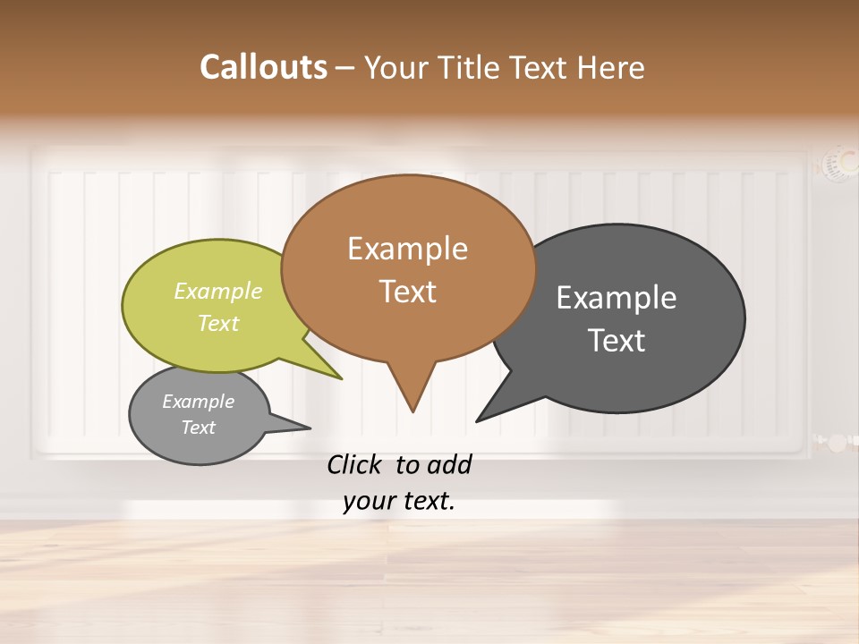 System Wall Radiator PowerPoint Template