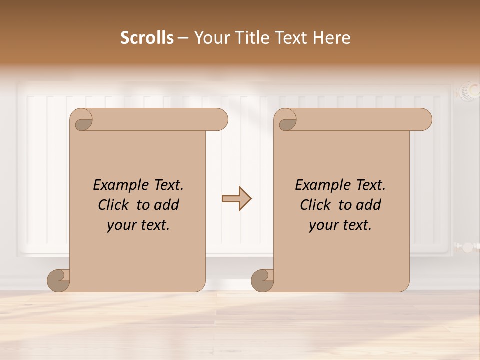 System Wall Radiator PowerPoint Template