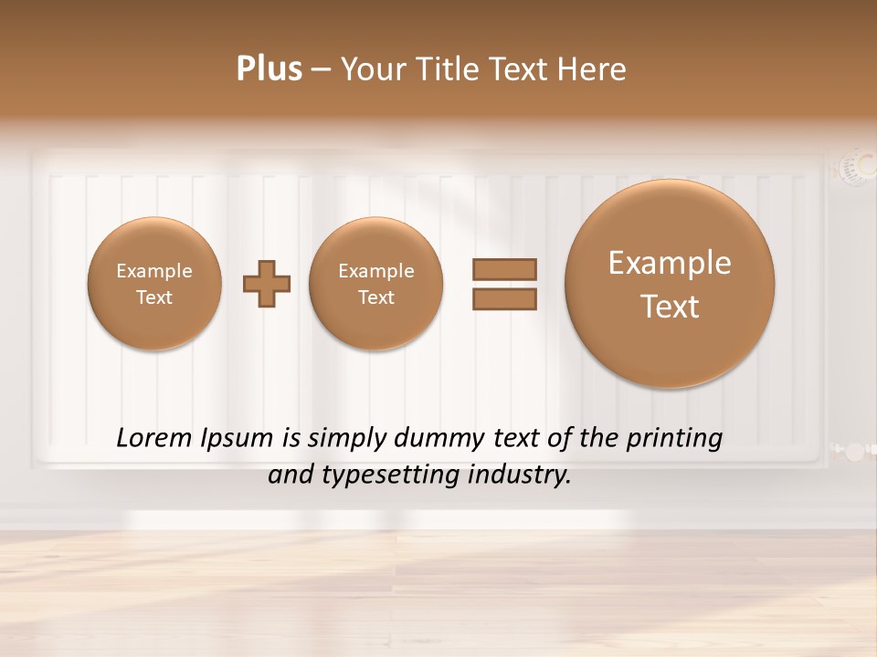 System Wall Radiator PowerPoint Template