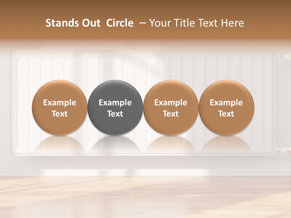 System Wall Radiator PowerPoint Template