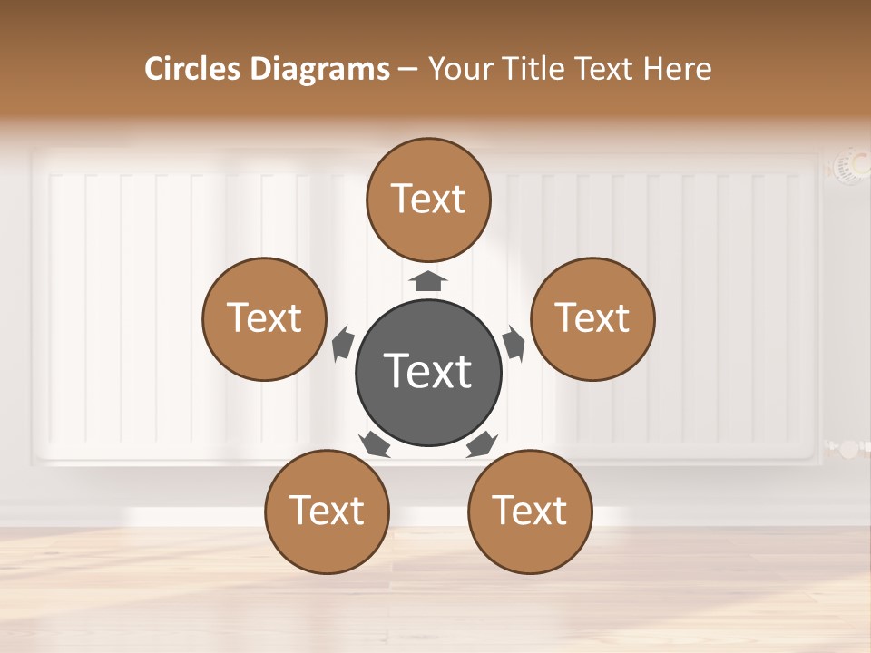 System Wall Radiator PowerPoint Template