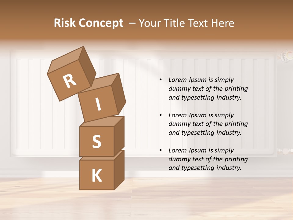 System Wall Radiator PowerPoint Template